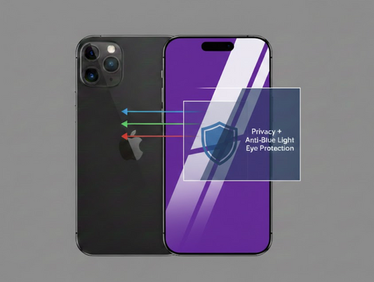 Tempered Glass Screen Protector Blue Light Blocking Coating