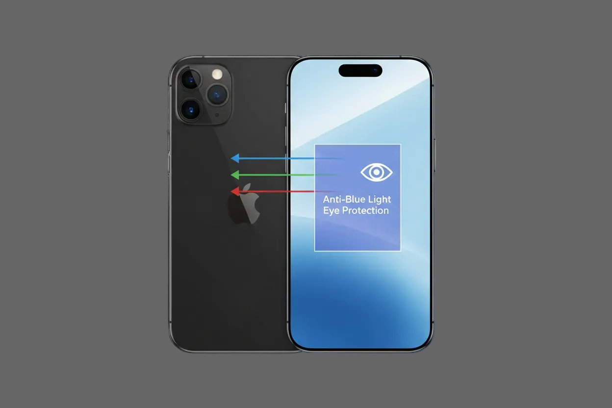 Anti-Blue Light 5D Tempered Glass Screen Guard